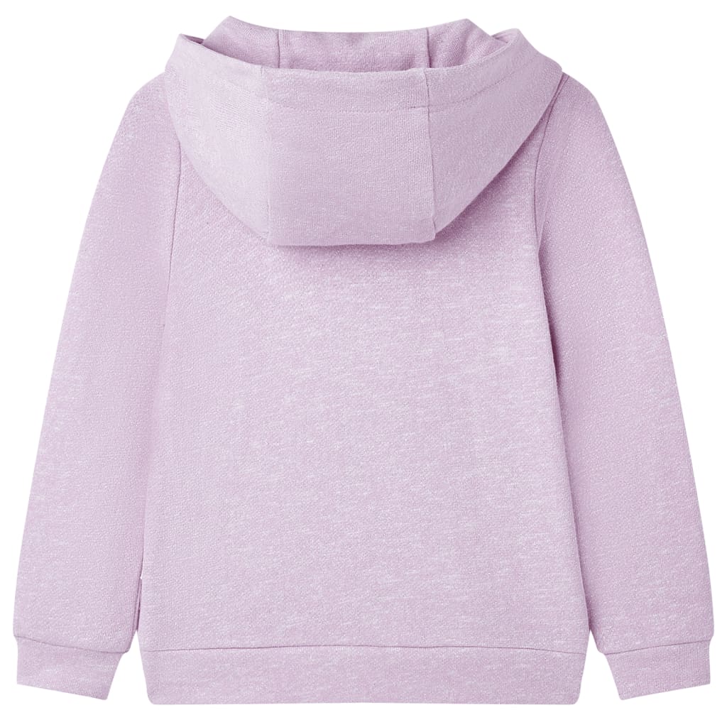 Vidaxl gilet pour enfants avec capuche et rits 104 Lila mixte