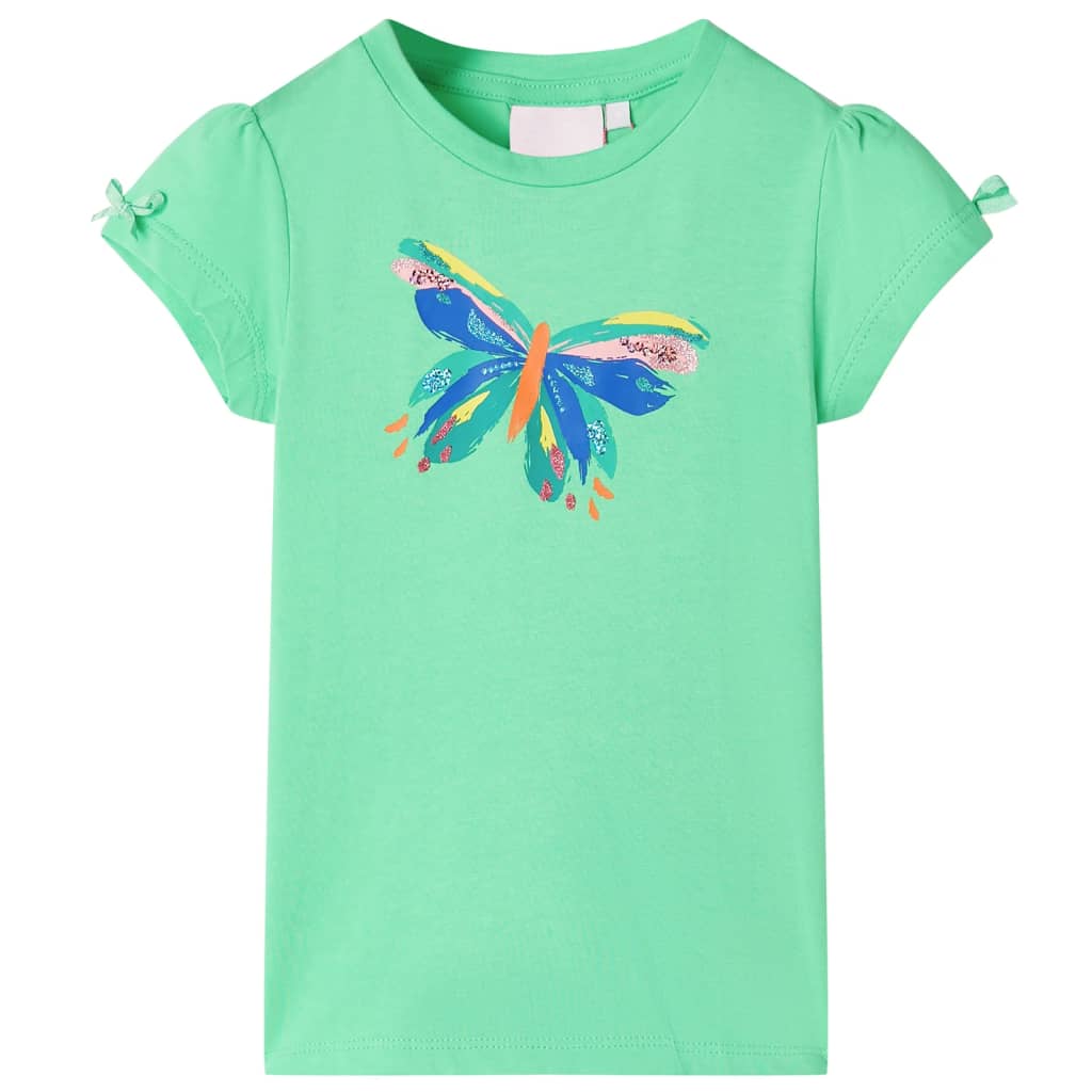 Vidaxl Child's Shirt 92 Green clair