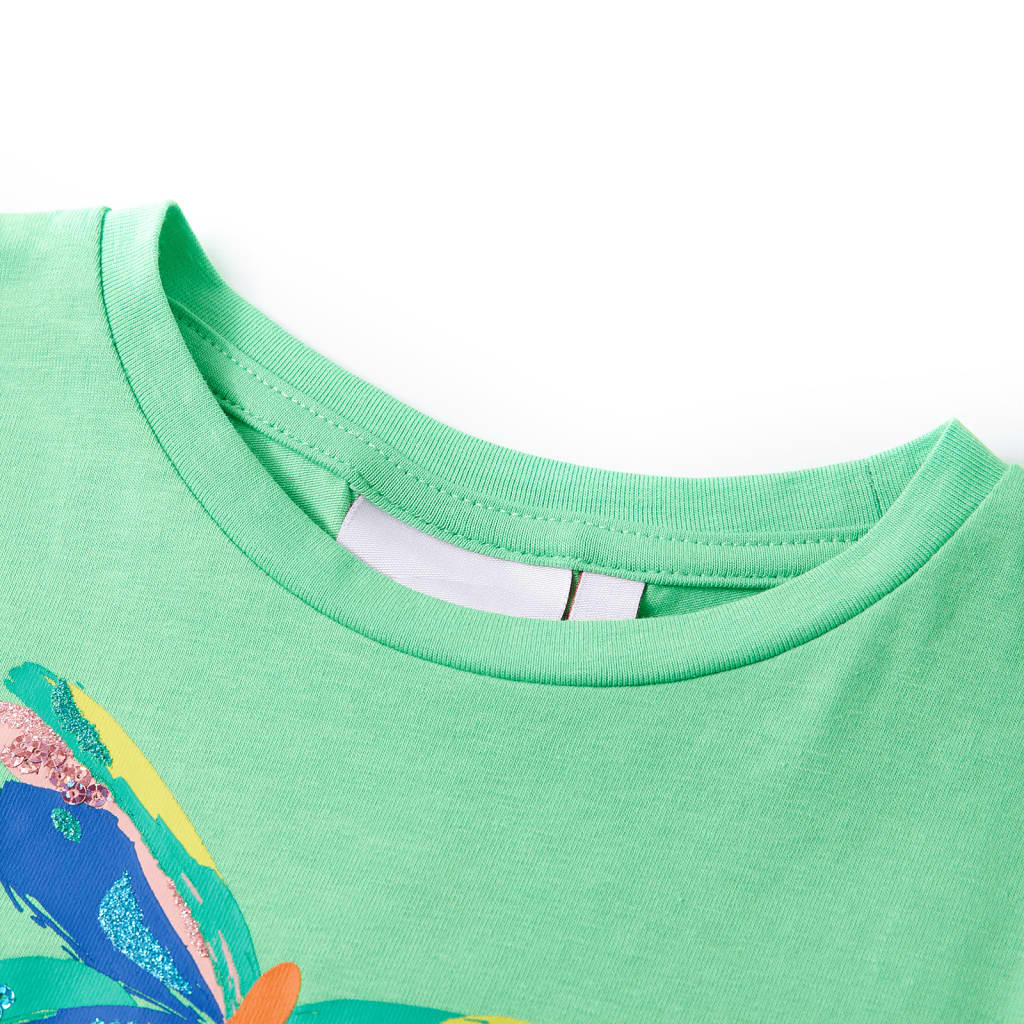 Vidaxl Child's Shirt 92 Green clair