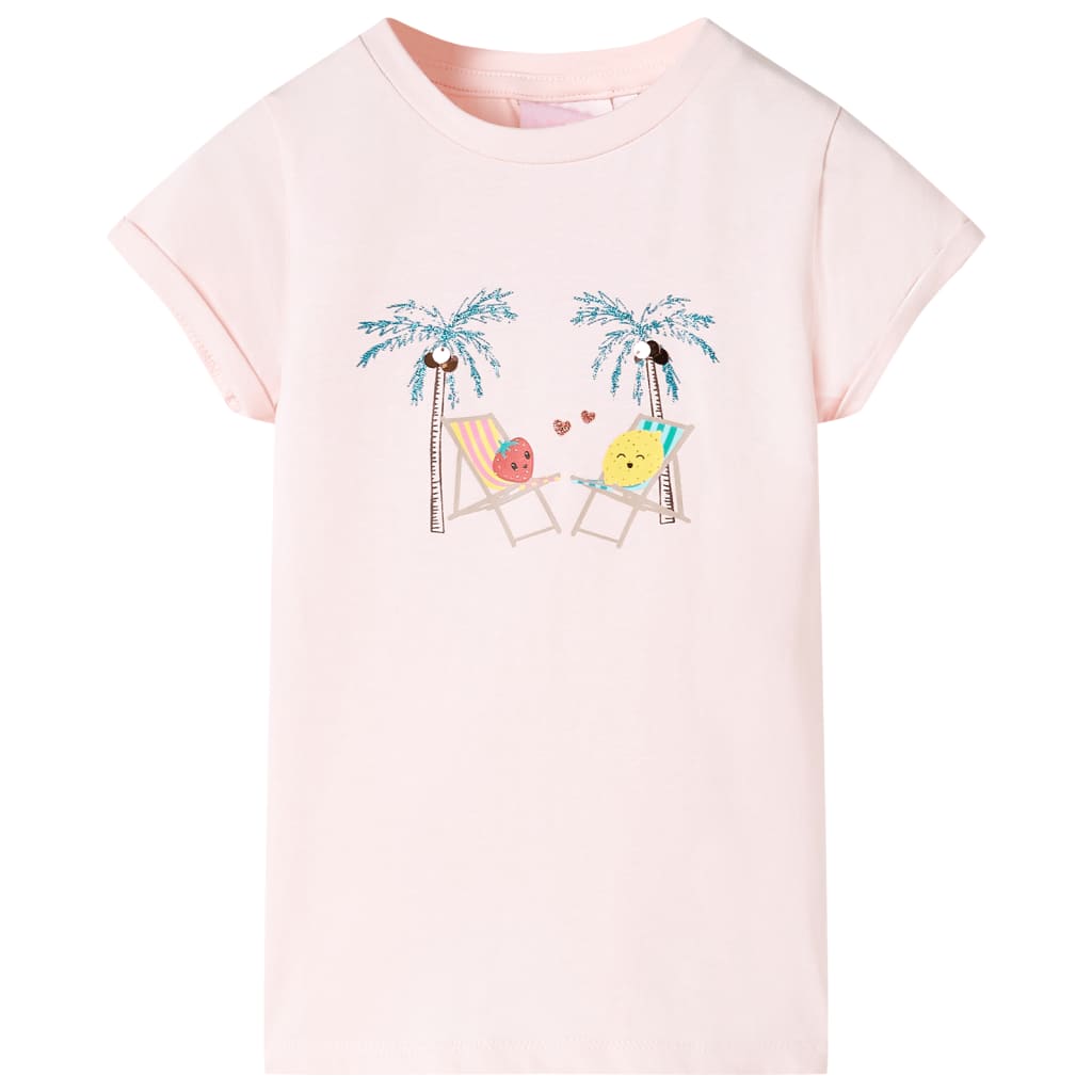 Vidaxl Child's Shirt 104 Rose douce