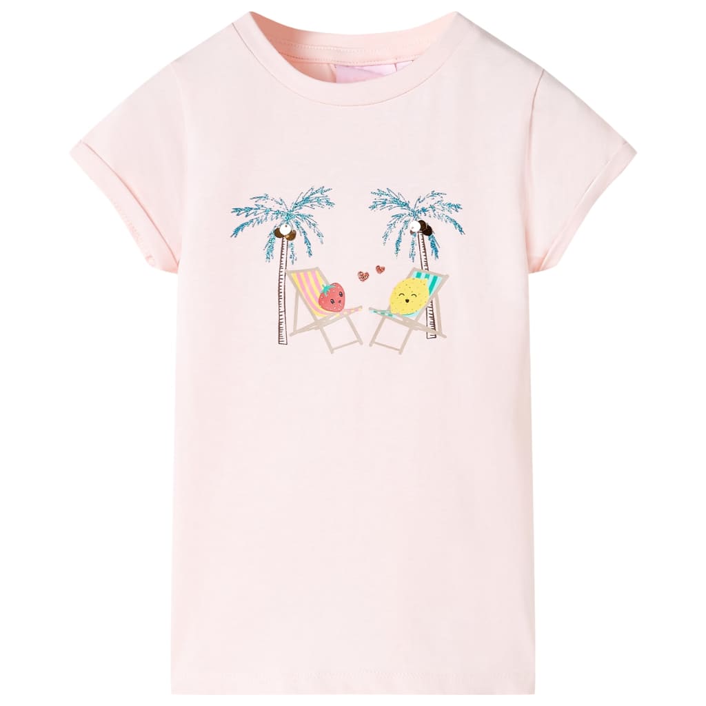 Vidaxl Child's Shirt 128 Rose douce
