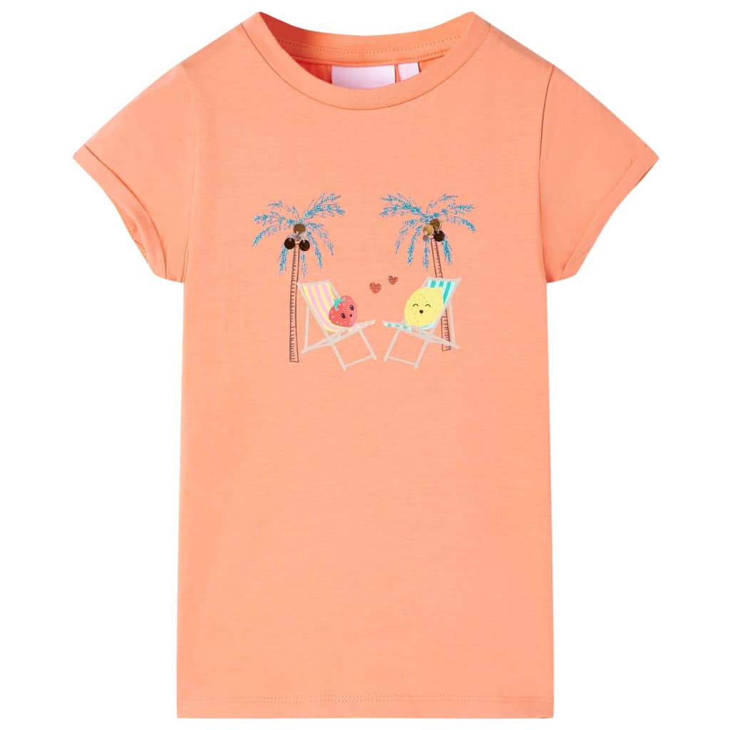 Vidaxl Child's Shirt 92 Persikkleur