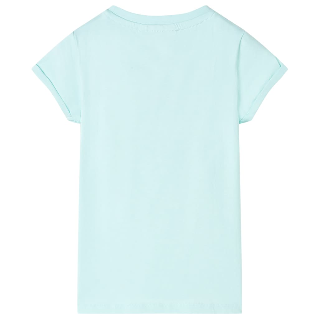 Vidaxl Child's Shirt 92 Light Sea Blue