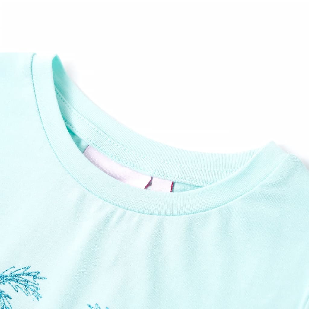 Vidaxl Child's Shirt 92 Light Sea Blue