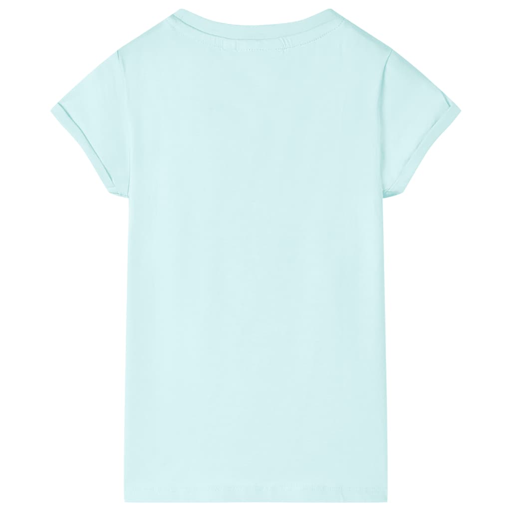Vidaxl Child's Shirt 104 Light Sea Blue