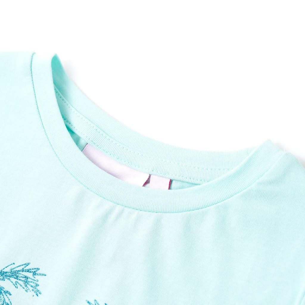 Vidaxl Child's Shirt 104 Light Sea Blue