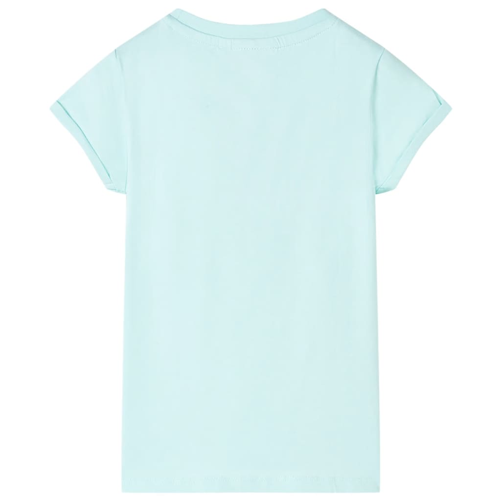 Vidaxl Child's Shirt 116 Light Sea Blue