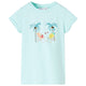 Vidaxl Child's Shirt 128 Light Sea Blue