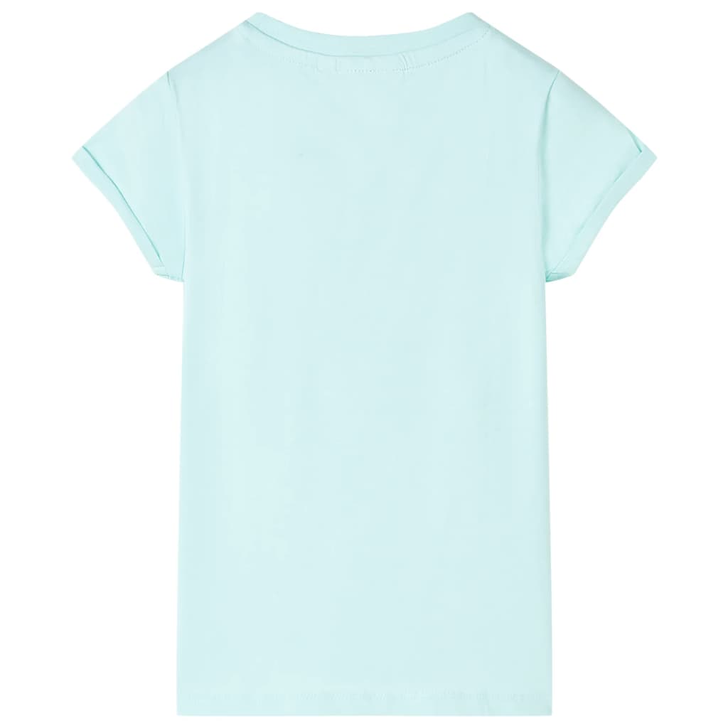 Vidaxl Child's Shirt 128 Light Sea Blue