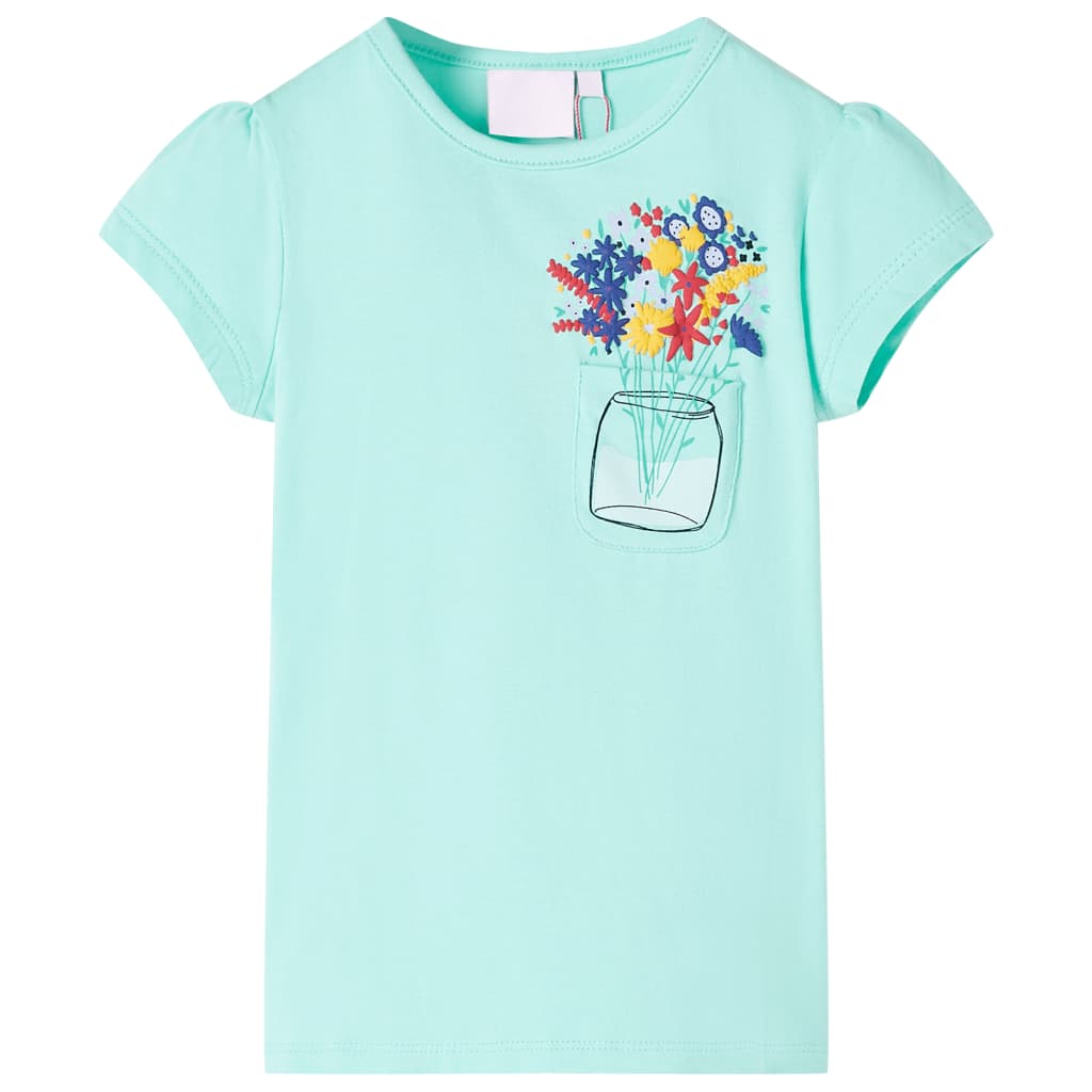 Vidaxl Children's Shirt 104 Light menthe colored