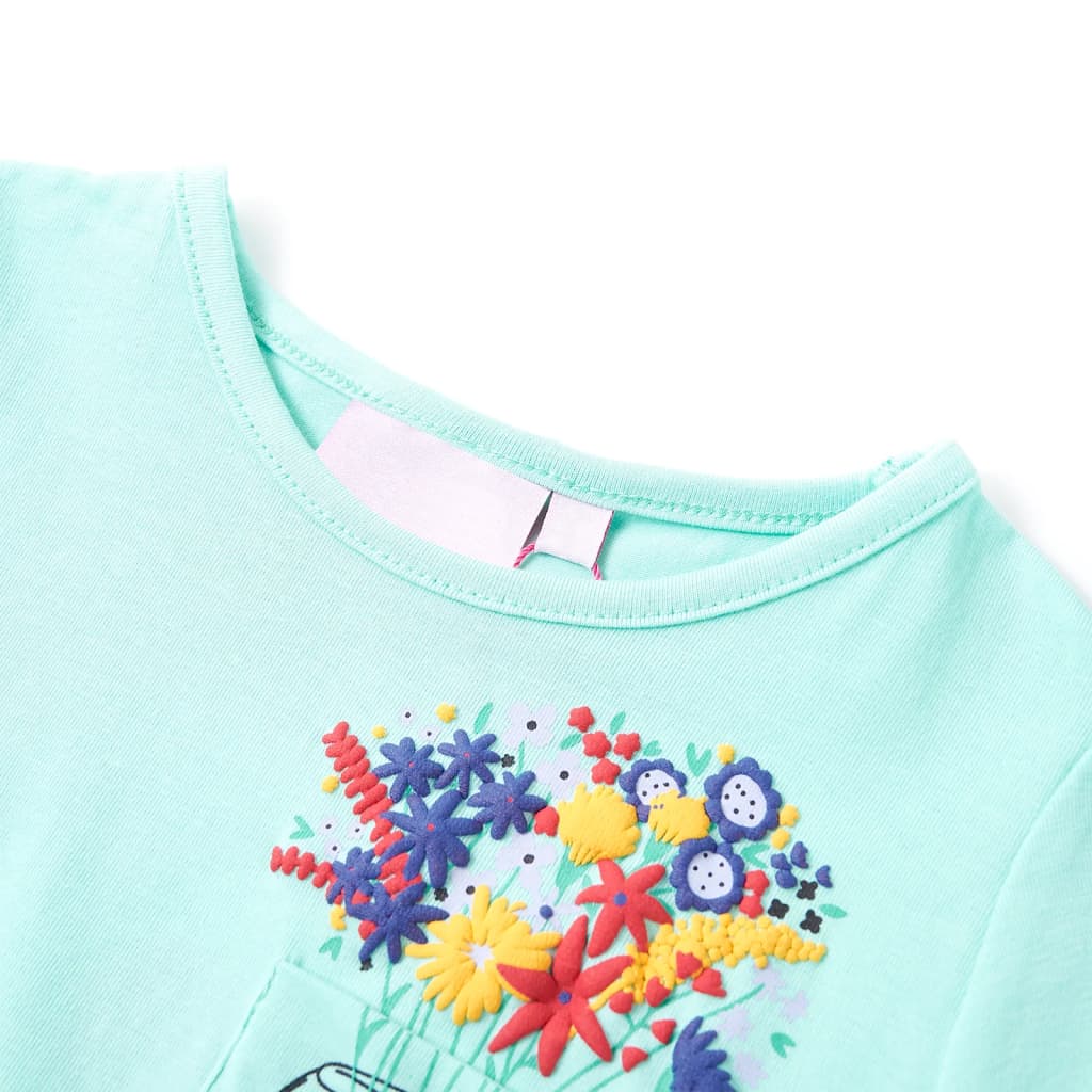 Vidaxl Children's Shirt 104 Light menthe colored