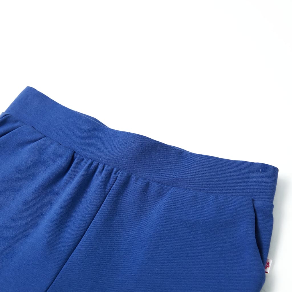 Vidaxl Pantalon pour enfants avec des jambes larges 128 COBALT BLUE