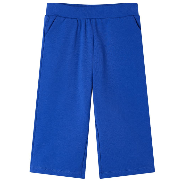 Vidaxl Pantalon pour enfants avec des jambes larges 140 COBALT BLUE