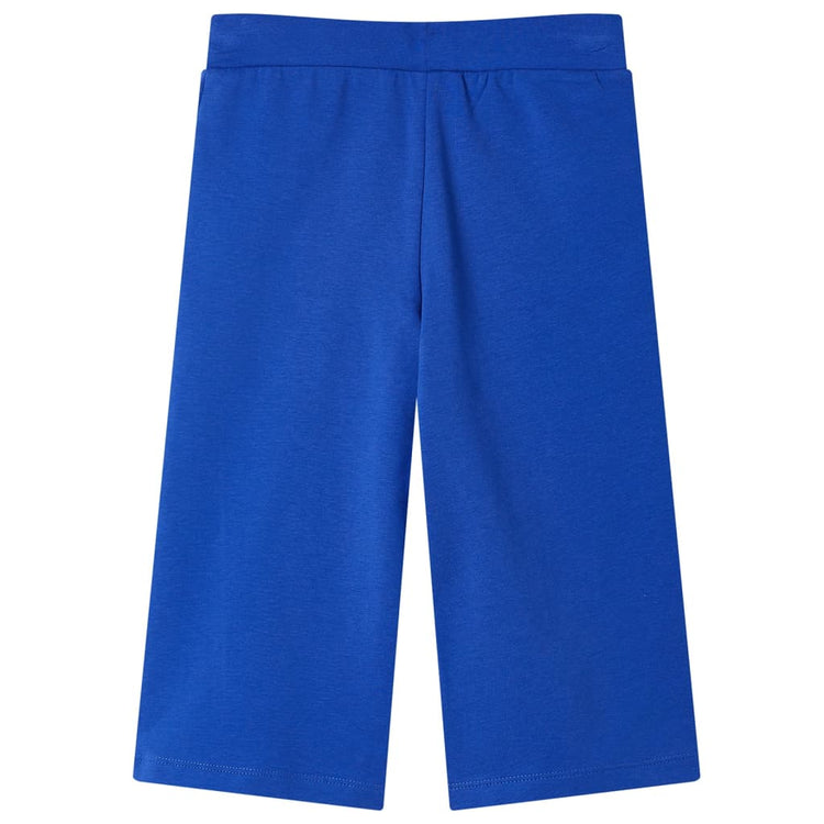 Vidaxl Pantalon pour enfants avec des jambes larges 140 COBALT BLUE