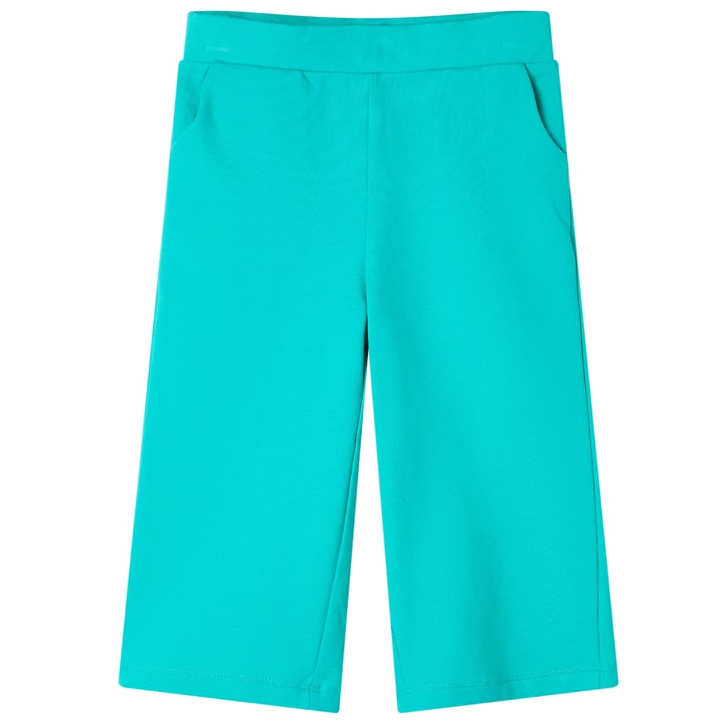 Vidaxl Pantalon pour enfants avec des jambes larges 128 colorés à la menthe
