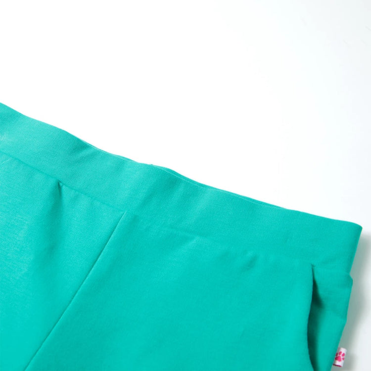 Vidaxl Pantalon pour enfants avec des jambes larges 140 colorés à la menthe