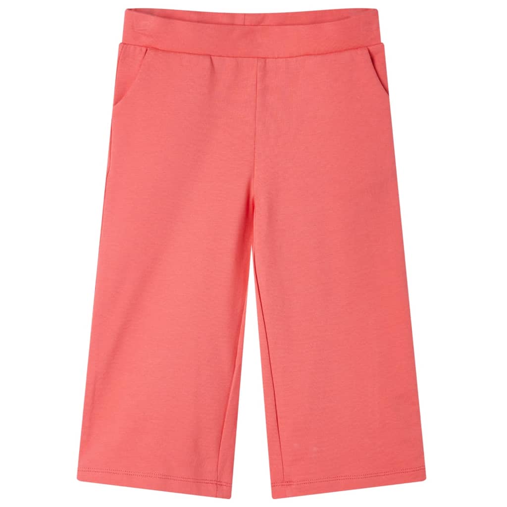Vidaxl Pantalon pour enfants avec des jambes larges 92 Coral-Colored