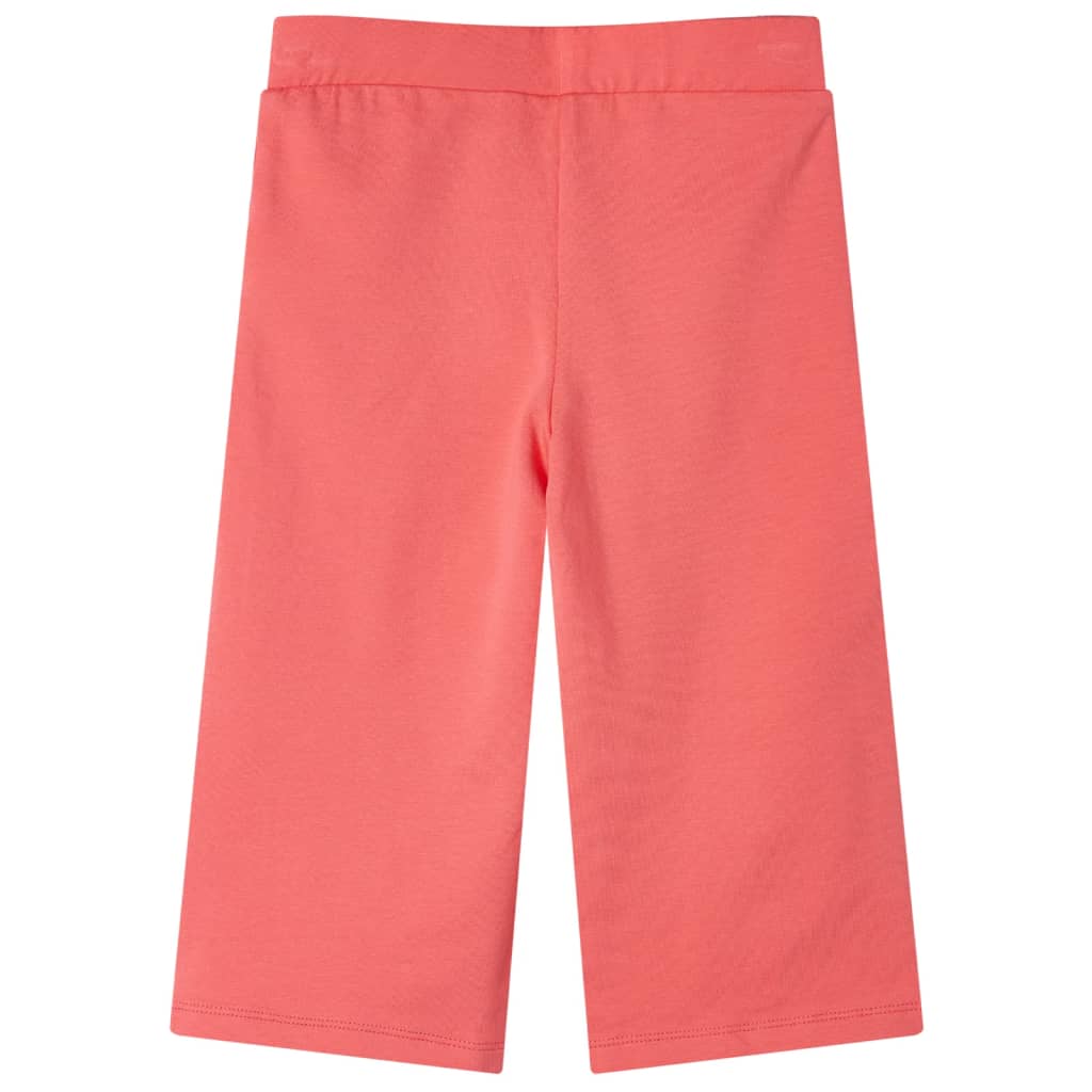 Vidaxl Pantalon pour enfants avec des jambes larges 92 Coral-Colored