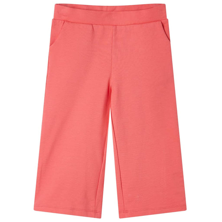 Vidaxl Pantalon pour enfants avec des jambes larges 128 Coral-Colored