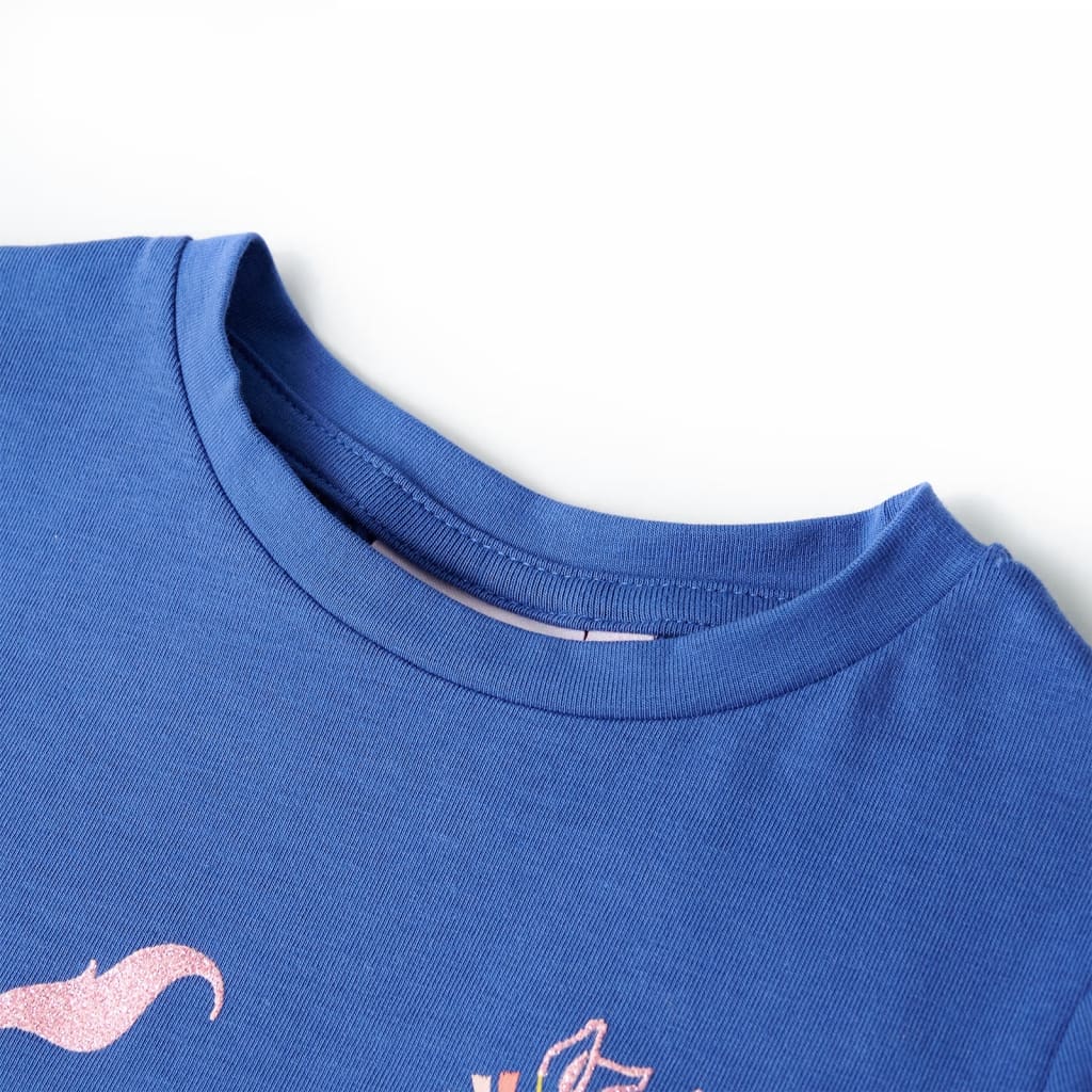 Vidaxl Child's Shirt 92 Cobalt Blue