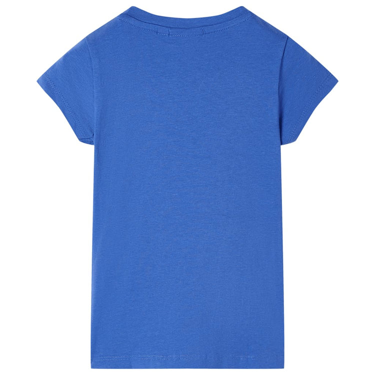 Vidaxl Child's Shirt 104 Cobalt Blue