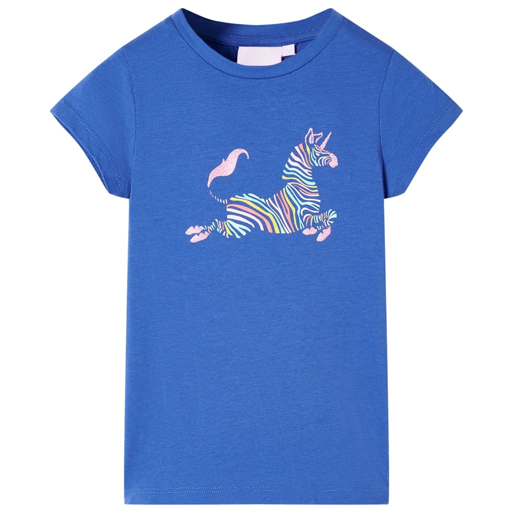 Vidaxl Child's Shirt 116 Cobalt Blue