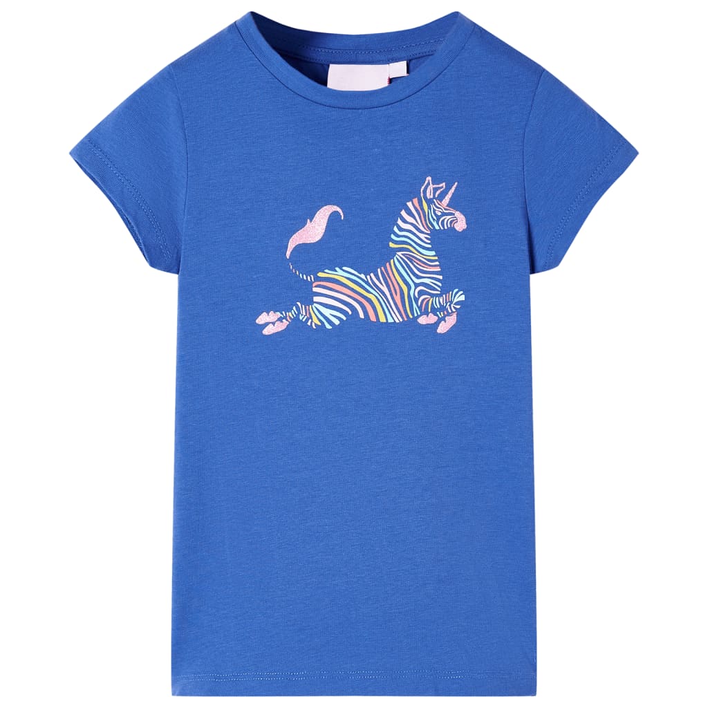 Vidaxl Child's Shirt 140 Cobalt Blue