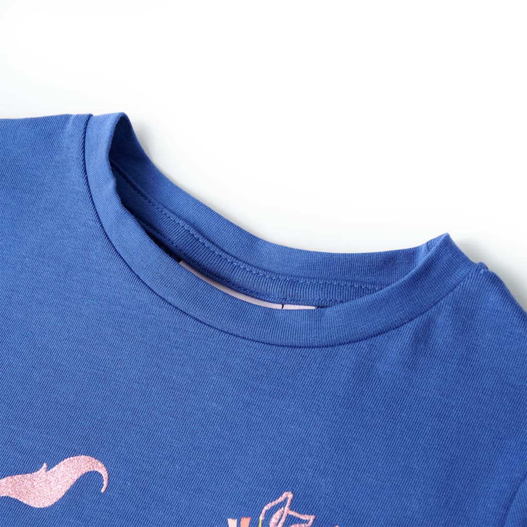 Vidaxl Child's Shirt 140 Cobalt Blue