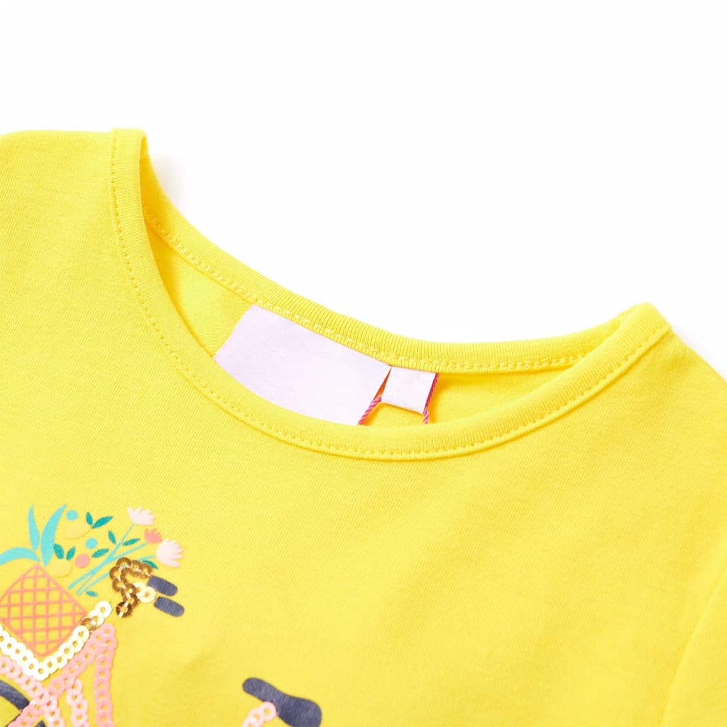 Vidaxl Child's Shirt 104 Yellow