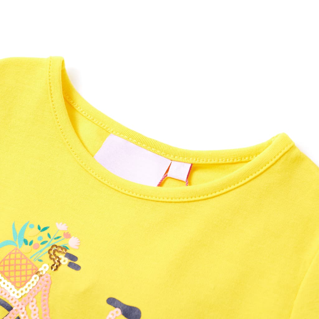 Vidaxl Child's Shirt 128 Yellow