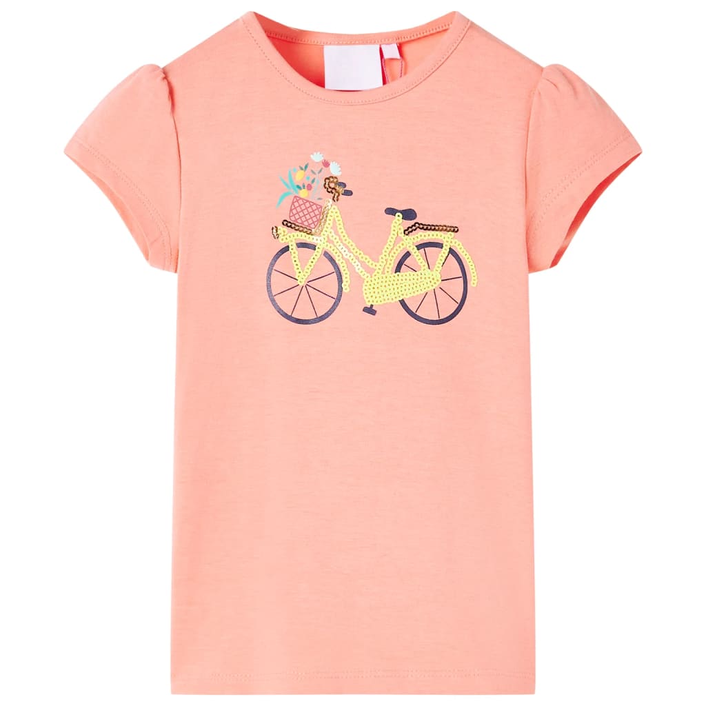 Vidaxl Child's Shirt 116 Neon Koraal
