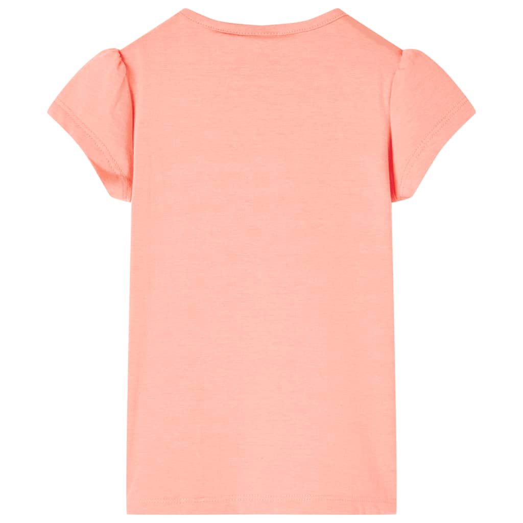 Vidaxl Child's Shirt 140 Coral de néon