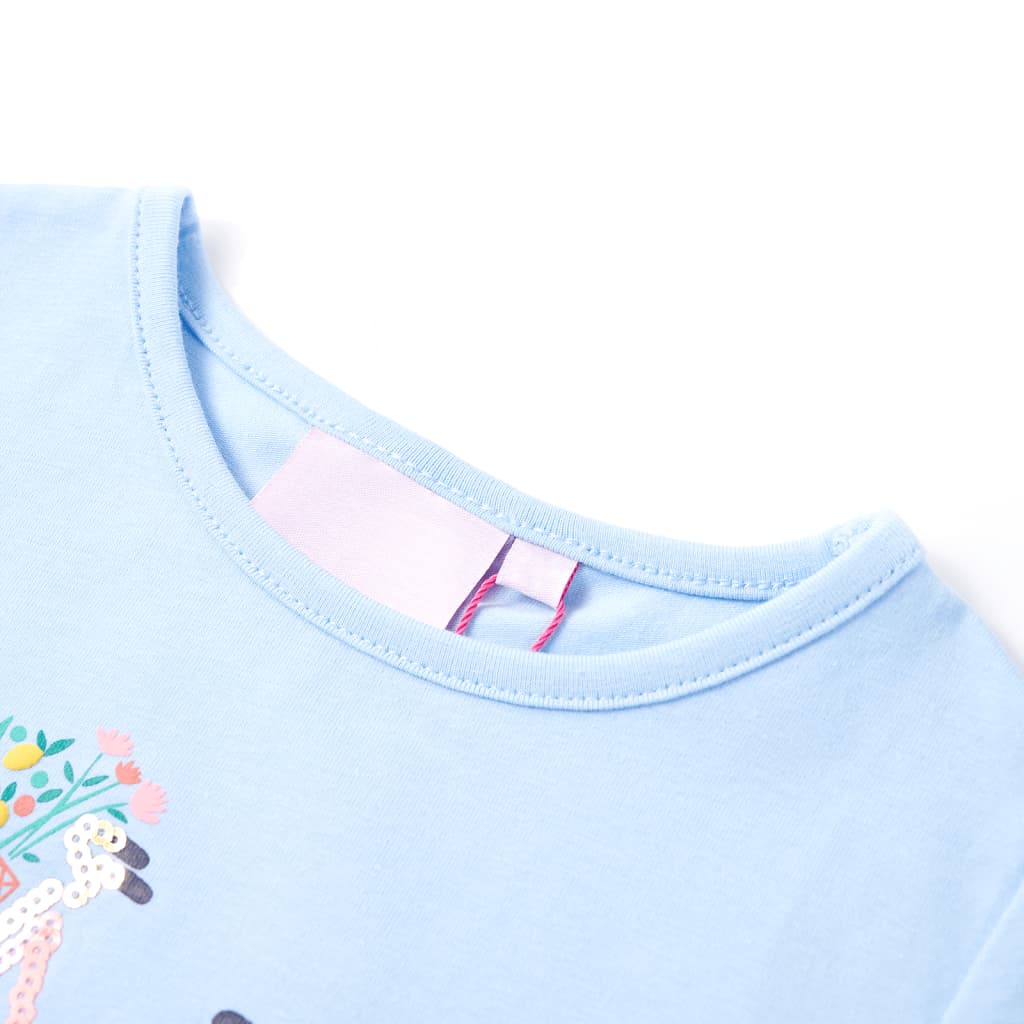 Vidaxl Child's Shirt 92 Bleu clair