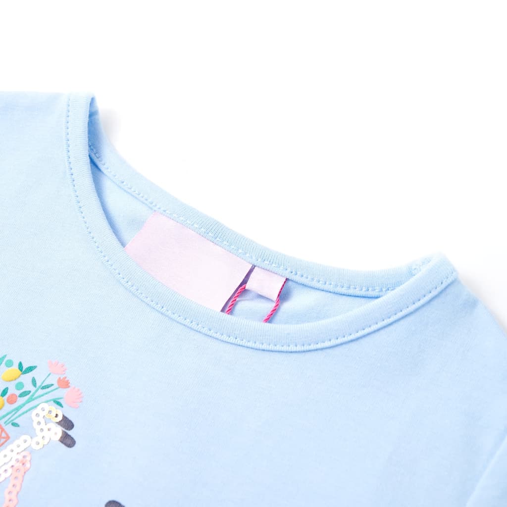 Vidaxl Child's Shirt 104 Bleu clair
