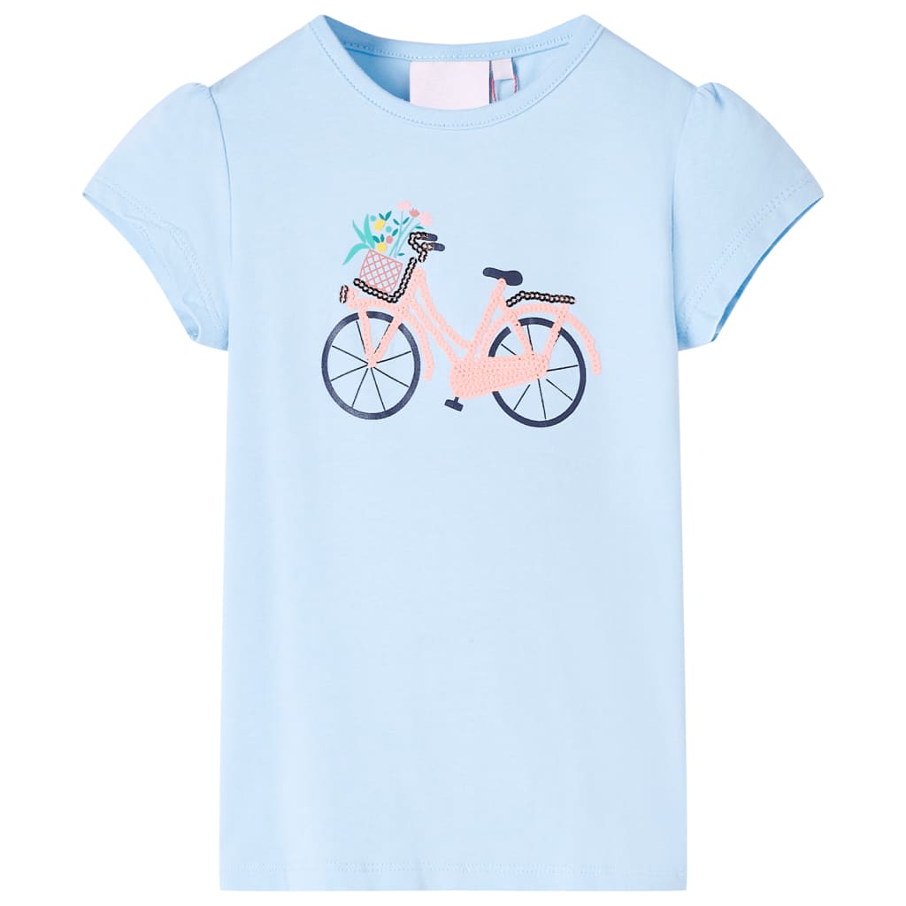 Vidaxl Child's Shirt 116 Bleu clair