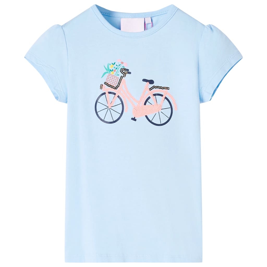 Vidaxl Child's Shirt 128 Bleu clair