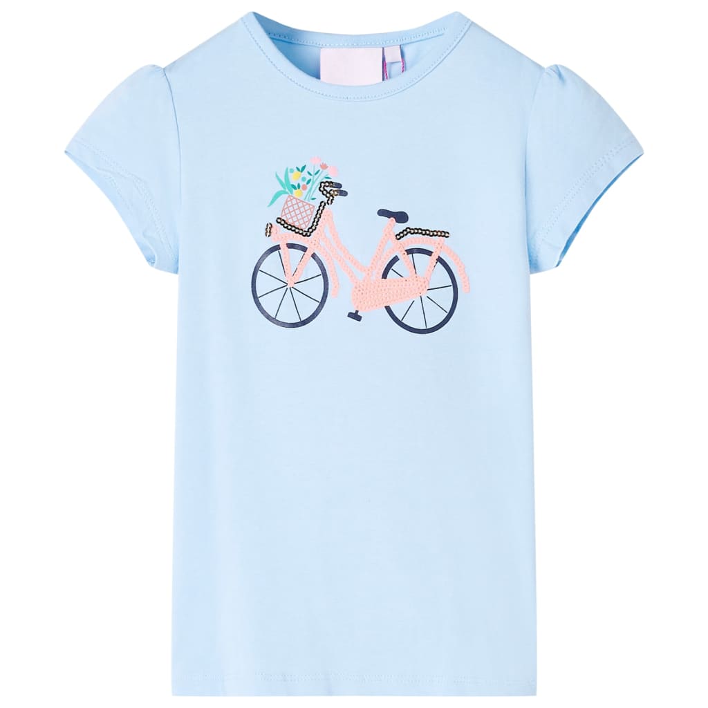 Vidaxl Child's Shirt 140 bleu clair