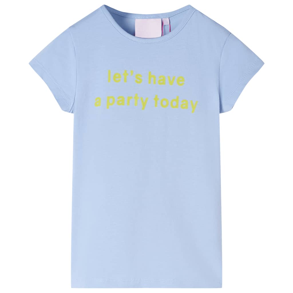 Vidaxl Child's Shirt 92 Bleu clair