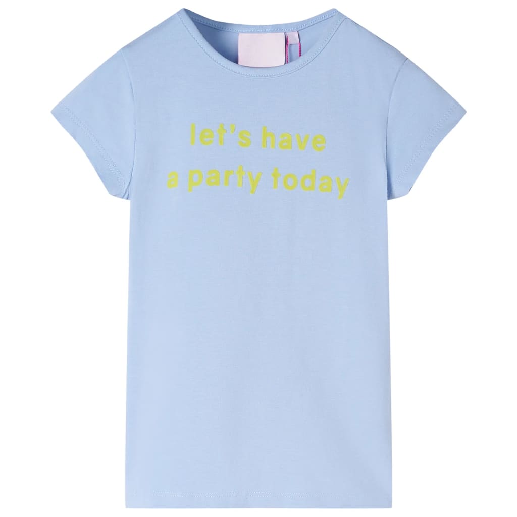 Vidaxl Child's Shirt 104 Bleu clair