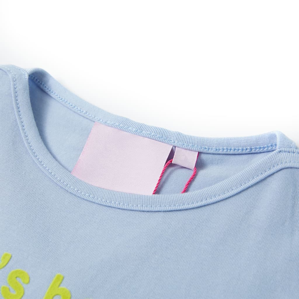 Vidaxl Child's Shirt 104 Bleu clair