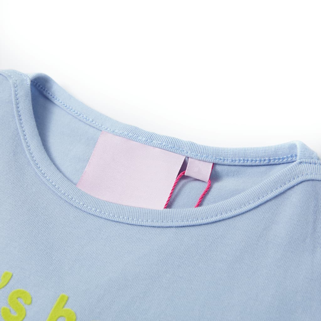 Vidaxl Child's Shirt 128 Bleu clair