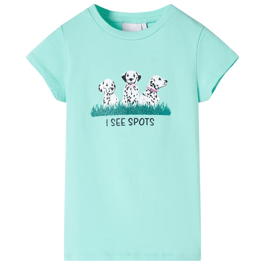 Vidaxl Child's Shirt 116 Light Mint
