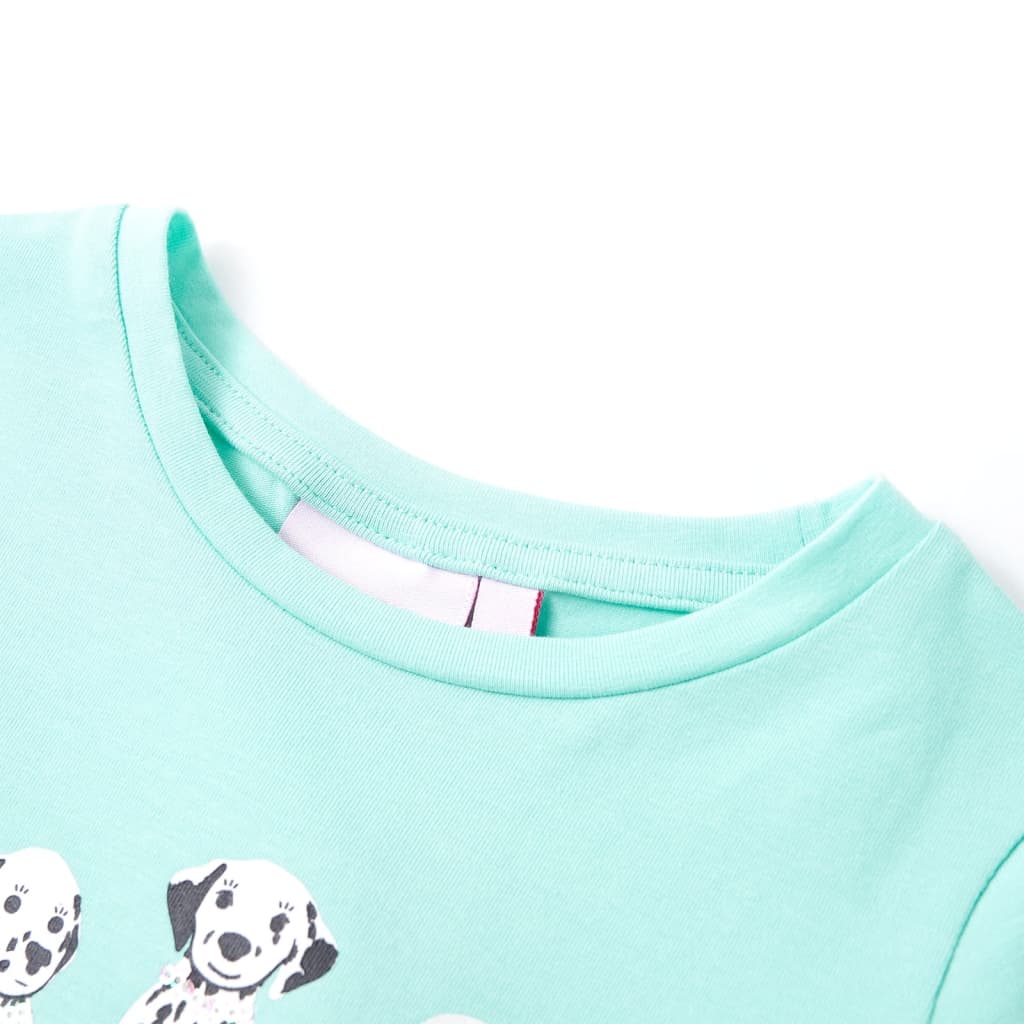 Vidaxl Child's Shirt 128 Light Mint