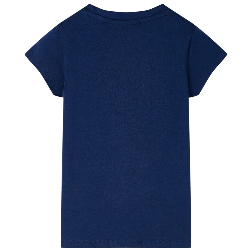 Vidaxl Child's Shirt 116 Navy Blue