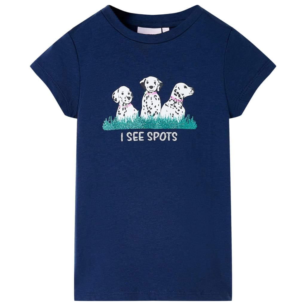 Vidaxl Child's Shirt 140 Bleu marine