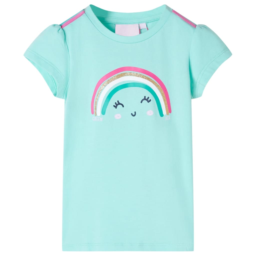 Vidaxl Children's Shirt 104 Light menthe colored