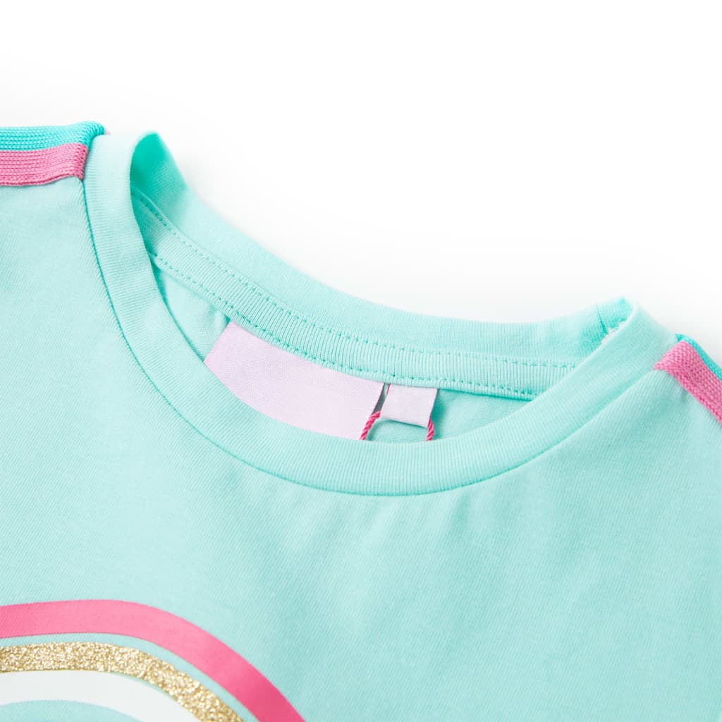 Vidaxl Child's Shirt 116 Light Mint