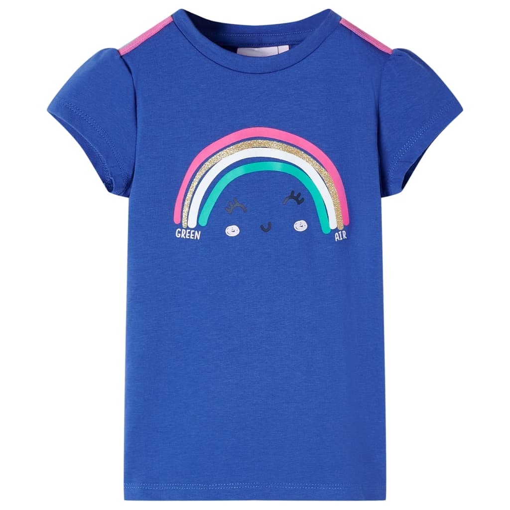 Vidaxl Child's Shirt 92 Cobalt Blue