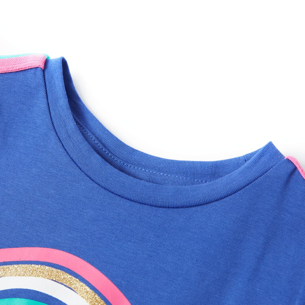 Vidaxl Child's Shirt 92 Cobalt Blue