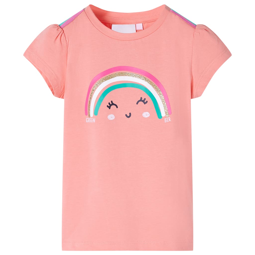 Vidaxl Child's Shirt 92 Light Coral -Colored